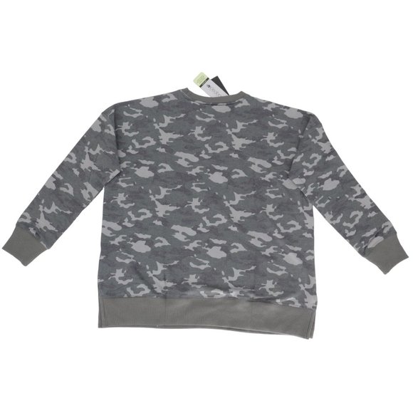 Ideology Women's Gray Camo Pullover Sweatshirt Athleic Fitness Sweater Size M - Picture 2 of 11